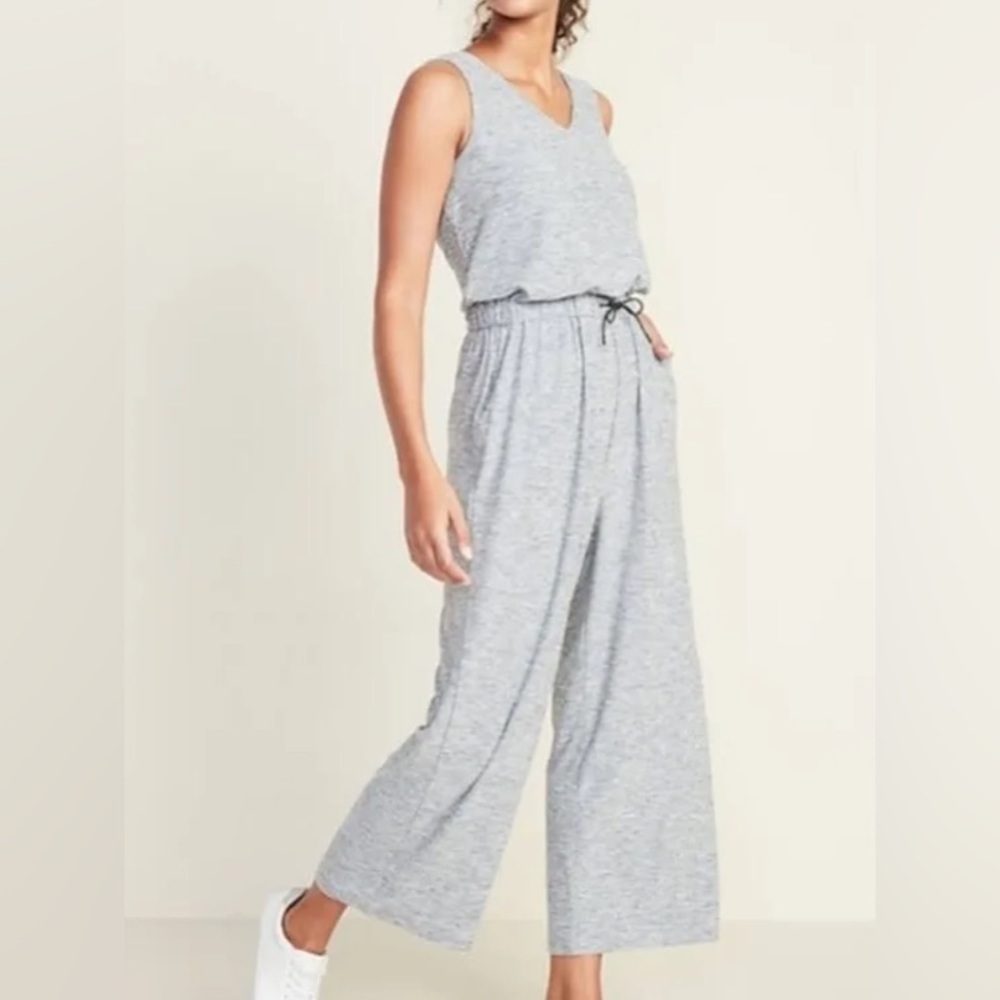 Breathe On Wide Leg Athleisure Jumpsuit XL Tall